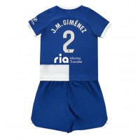 Otroški Nogometni dresi Atletico Madrid Jose Gimenez #2 Gostujoči 2023-24 Kratek Rokav (+ Kratke hlače)